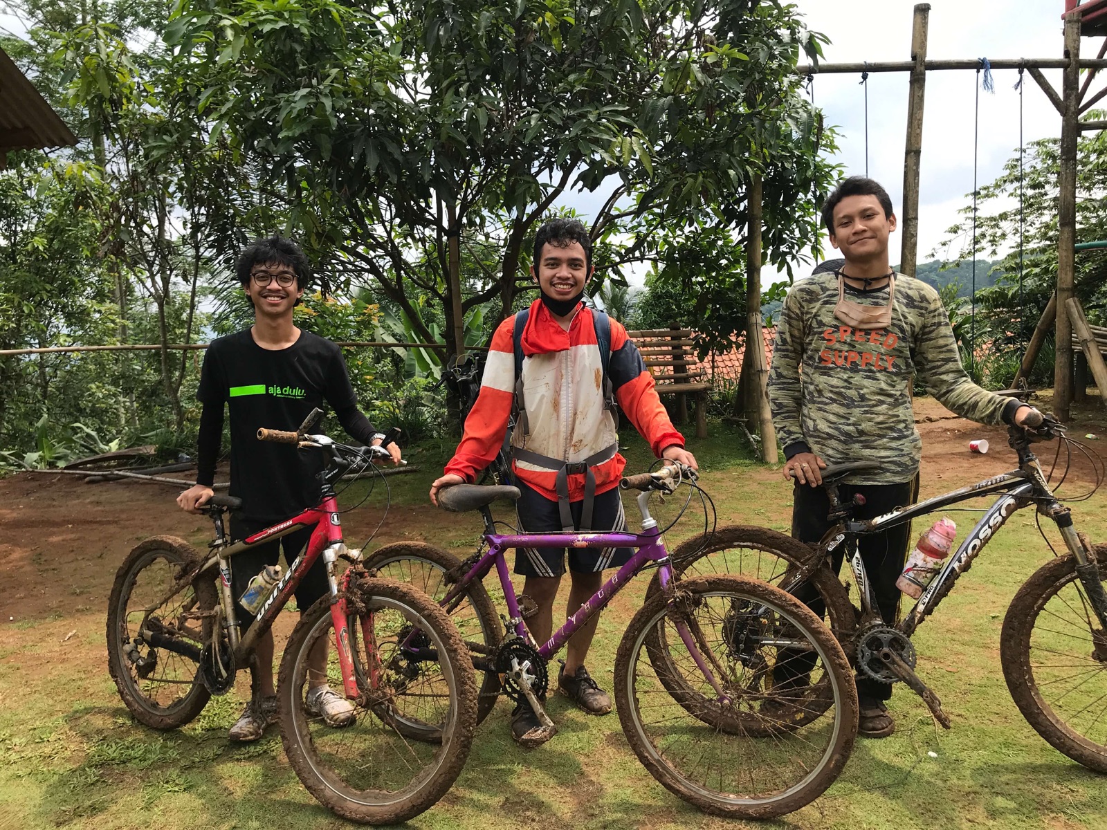 Post an enduro bike ride.